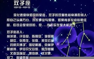双子座男人性格(属猴双子座男生性格)